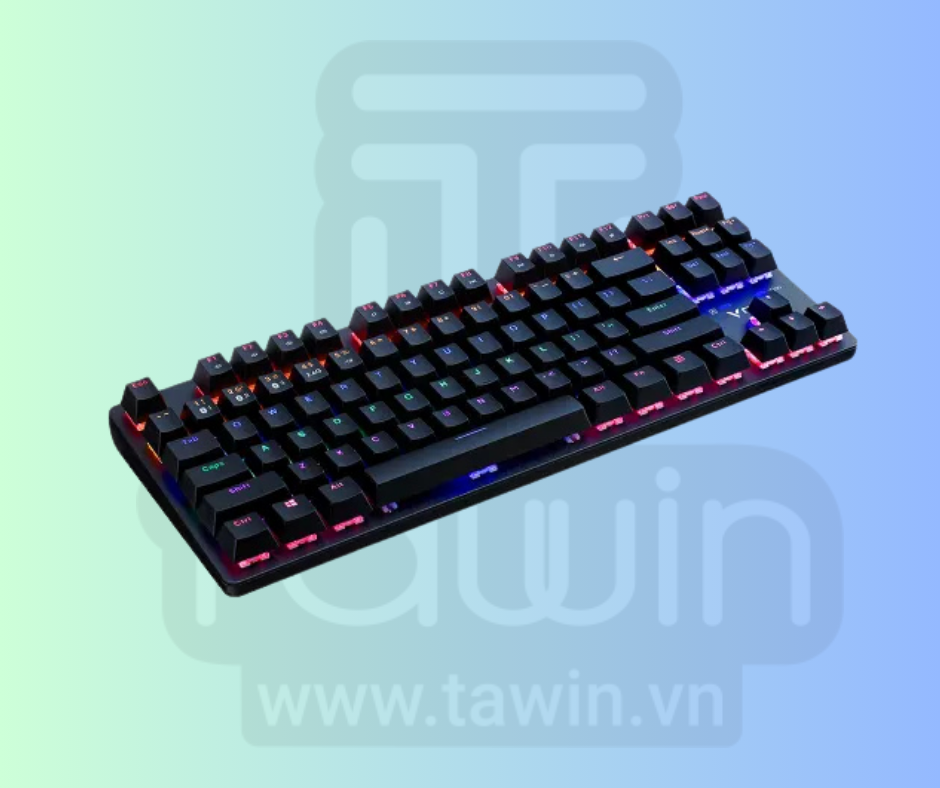 Bàn phím máy tính RAPOO V500 Pro-87 Multimode Black_Red Switch